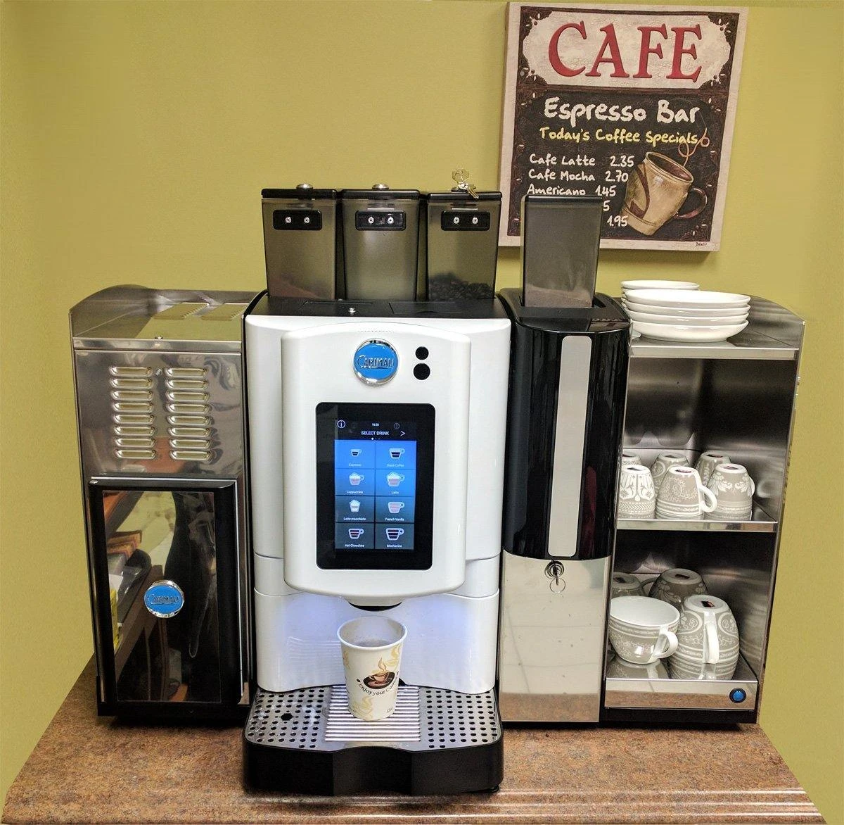 Carimali Armonia Soft Plus Touchscreen Fully Automatic Commercial Coffee System - Image 5