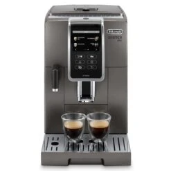 Delonghi Dinamica Plus, Smart Coffee & Espresso Machine With Coffee Link Connectivity App + Automatic Milk Frother, Titanium - ECAM37095TI
