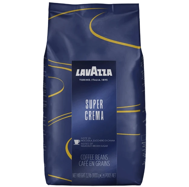 Lavazza Super Crema Coffee Beans 2.2lb Bag